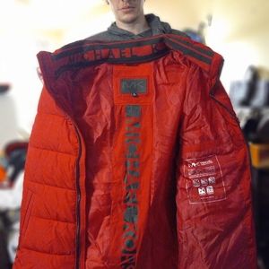 NWOT RED MICHAEL KORS WINTER SUSTAINABLE JACKET XL MEN